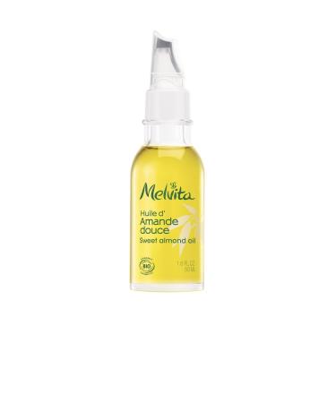 Melvita, Organic Sweet Almond Oil, 99.5% Pure, Moisturizing and Softening, Ideal for Dry Skin, Precise Application with Drip System, Elegant Bottle - 100 ml, Beauty Oils Range