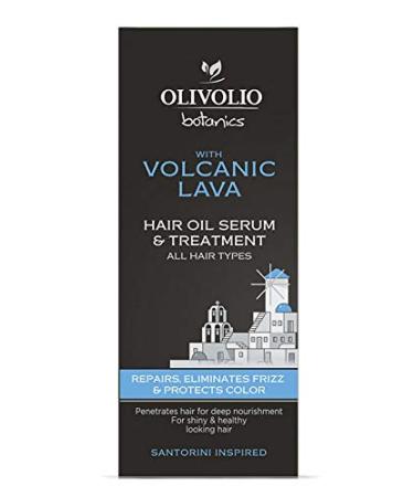 Olivolio botanics 98% Natural Volcanic Lava Hair Oil - Mineral Oil and Paraben Free - 90ml
