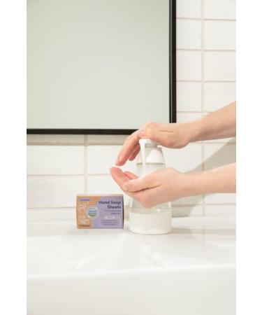 Brave Planet Foaming Hand Soap Refills Eco-Friendly Lavender Scented Sheets that are Biodegradable - Just Add Water to Dissolve & Refill 3-5 Bottles or Use Individually for Travel or Camping 15 Ct - Buy Online on GoSupps.com