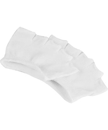 Beavorty 8 Couples Five Toes Socks - High Heel & Pump Socks for Women | Comfortable Toe Protection & Thick Half Socks for Men & Women in White - Buy Online on GoSupps.com