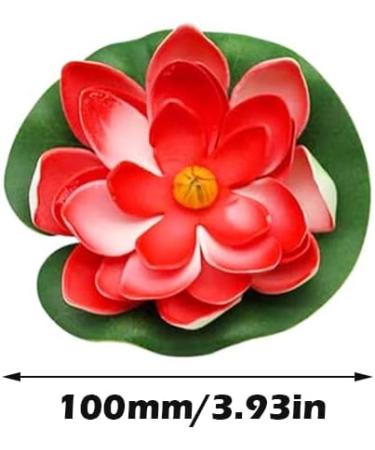 10 Pieces Artificial Seerose Floating Lotus Blossom - Realistic Decoration for Garden Pond & Aquarium | AUPAWDY - Buy Online on GoSupps.com