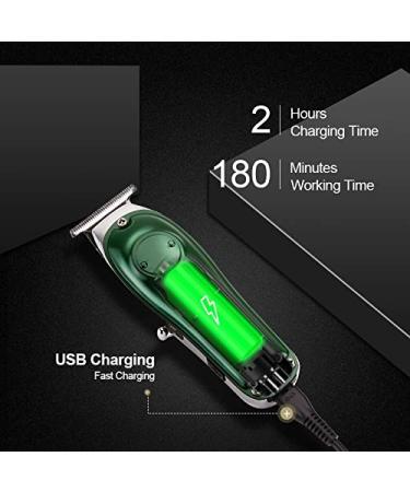 Professional Hair Clippers & Beard Trimmer with LCD Display | Rechargeable Hair Cutting Tools for Men - US Plug - Buy Online on GoSupps.com