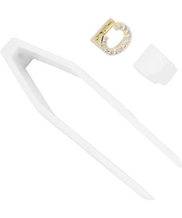 Shop Verdant Touch Hip Hop Tooth Jewelry - Shiny Gold Letter C Design for Halloween Festival | International Shipping Available - Buy Online on GoSupps.com