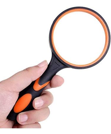 Spacmirrors High Magnification 10x Hand Lens Optics Students to Read Newspapers Observing Plants Portable Ergonomic Flexible Magnifier