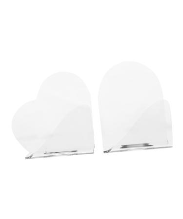2pcs Handy Palette Nail Art Platte Mixing Tray Palette Makeup Eyeshadow Palette Makeup Tray Hand Makeup Palettes Nail Polish Pallet Heart Tray Paint Heart-Shaped Acrylic Acid Metal