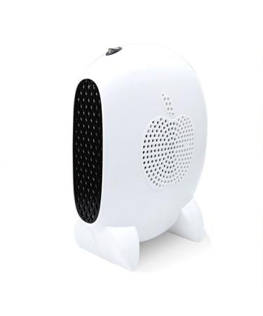 twcrvil Indoor Office Mini Fan Heater Desktop Fast Heating Electric Hands Feet Warmer 500W Automatic Power Saving Home Supplies