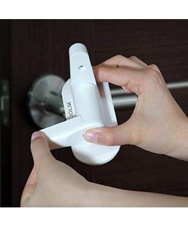 Jolik Door Lever Lock (2 Pack) Child Proof Doors & Handles 3M VHB Adhesive - Child Safety 2 Count (Pack of 1) - Buy Online on GoSupps.com