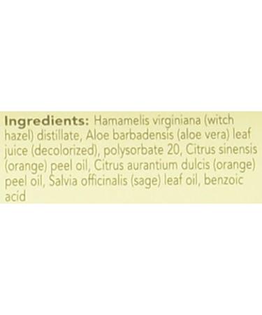 Witch Hazel Face & Body Toner - Citrus Sage with Aloe & Sage Essential Oils | 8.75 fl oz | International Shipping - Buy Online on GoSupps.com