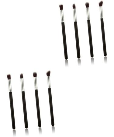 Baluue 8 Pcs Eye Make-up Brush Kit Eyeshadow Brushes Makeup Caboodle Theive Cosmetics Makeup Tool Black - Buy Online on GoSupps.com