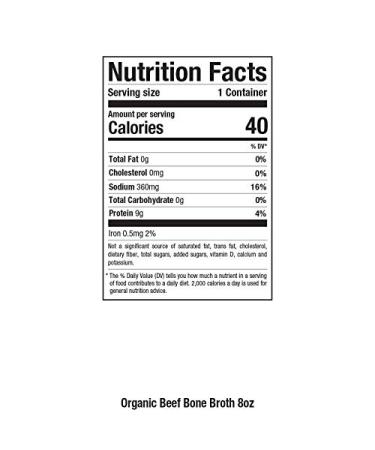 Organic Beef Bone Broth - Pacific Foods 8 oz 12-Pack | 8 Fl Oz (Pack of 12) - Buy Online on GoSupps.com