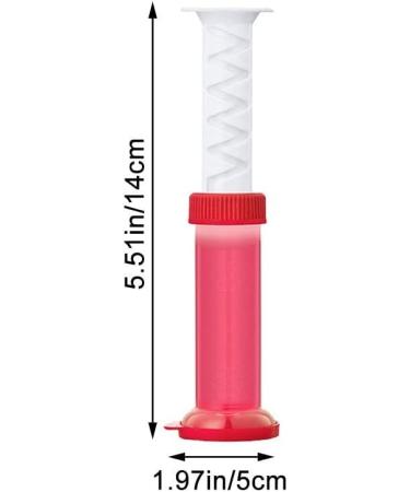 Toilet Gel Stamp Flower Fragrance Bathroom Deodorizer Bowl Cleaner Toilet Wand Stops Limescales and Stains with Air Freshening Deodorizing Clean Red - Buy Online on GoSupps.com