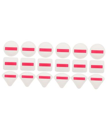FRCOLOR 18 Pcs Sponge Cushion Powder Makeup Foundation Loose Powder Puff Blush Puff Loose Powder Sponge Loose Powder Pad Foundation Sponge Miss Dry Puff Pu Leather Marshmallow