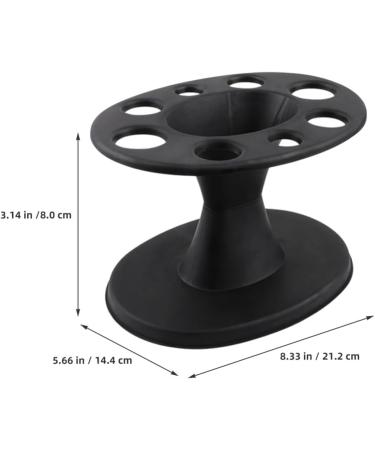 NOLITOY Rotating Hair Scissors Holder Barber Scissors Storage Holder Salon Shears Holder Hair Stylist Scissors Container Hairdressing Tools Organizer Black - Buy Online on GoSupps.com