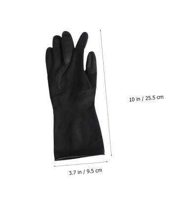 minkissy 6 Pairs Gloves for Cleaning Guantes De Latex Negros Medium Latex Gloves Hair Dye Glove Salon Gloves Black Gloves Tool Belt Particles Non- Barber Supplies Black Latex Gloves - Buy Online on GoSupps.com