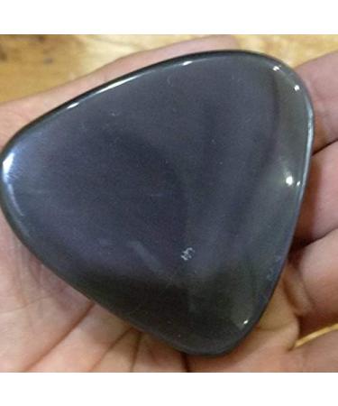Natural Crystal Rough 140g Beautiful Heart Shape Natural Crystal Rainbow Eye Obsidian Stones - Buy Online on GoSupps.com