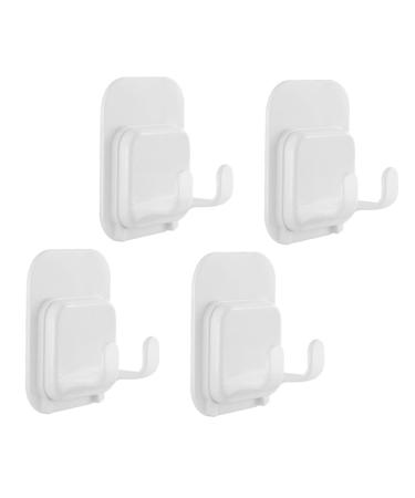 Osaladi 8 pieces of hook Insert bathroom razor hangers stand for safety razor razor razor razor wall hanger socket holder hook strip white a bathroom