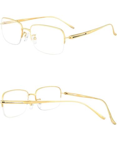 Riccie Intelligent Zoom HD Anti-Blue Reading Glasses for Men - Ultra-Light Titanium Business Aspherical Magnifying Glass +1.0 to +3.0 | International Shipping Available - Buy Online on GoSupps.com