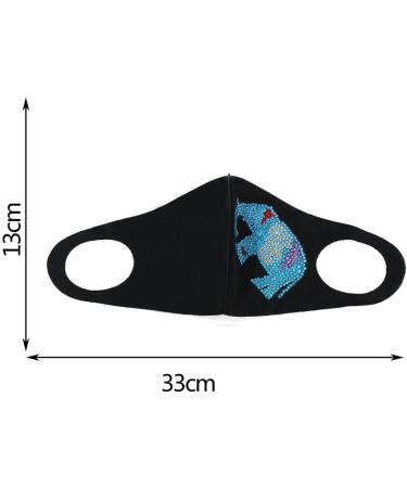 3 Packs Sparkly Rhinestone Mesh Bling Masks Valentine's Day DIY 5D Diamond Face_Masks Decoration for Women Masks for School Work Outdoor - Buy Online on GoSupps.com