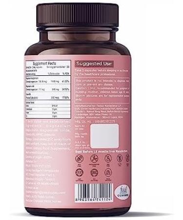 Relax with Magnesium: Bisglycinate, Oxide, Vitamin B5 | 60 Capsules - Buy Online on GoSupps.com