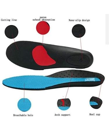 Orthopedic Insoles for Flat Feet | EVA Adult Supportive Orthotics for Men & Women - L Size 300mm - Buy Online on GoSupps.com