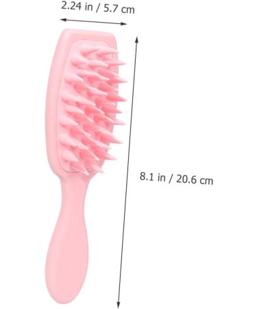 Ipetboom Hair Washing Brush | Massage & Style for Hair Growth | Dandruff Removal & Baby Hairdressing Comb - Pink - Buy Online on GoSupps.com