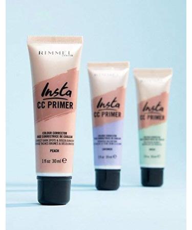 Rimmel Insta Flawless Peach Color Correcting Primer - 1 Count | Improve Skin Tone | Long-lasting Results - Buy Online on GoSupps.com