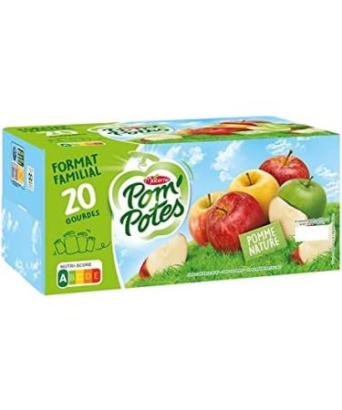 Pom'Potes Natural Apple Pom'Potes 1800 g Pack of 3 - Buy Online on GoSupps.com