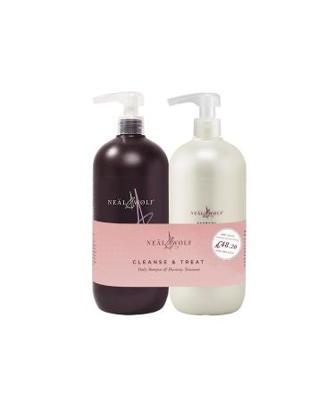 Neal & Wolf Cleanse & Treat Shampoo & Conditioner Duo 950ml
