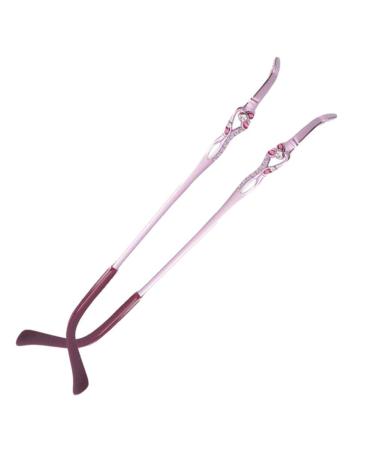 OQCEHA glasses arm replaced low in the glasses glasses replacement bars glasses accessories 1 pair of women purple pile spare bars glasses accessories for borderless glasses