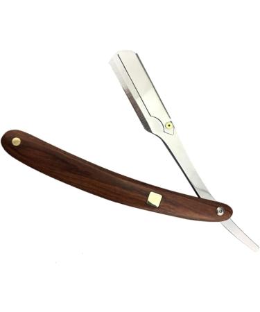Buy Minkissy Foldable Razor - Safe Hand Razor with Interchangeable Blades for Men & Hairdressers - Bamboo Straight Razor - Buy Online on GoSupps.com
