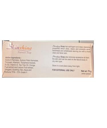 KRUM Skinshine Soap - Pack of 6 (75g) | Premium Skin Care International Shipping Available - Buy Online on GoSupps.com