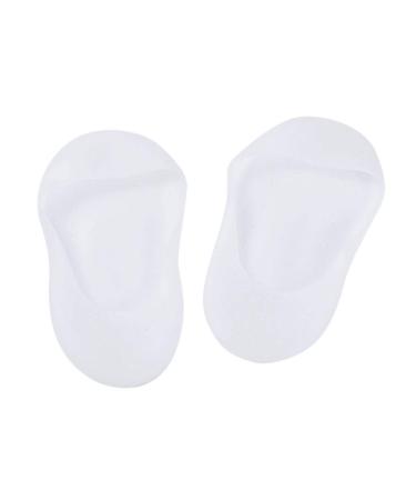 Crack Chapped Silicone Foot Chapped Gel Healing Heel Repair 1 Pair Dry Socks White L