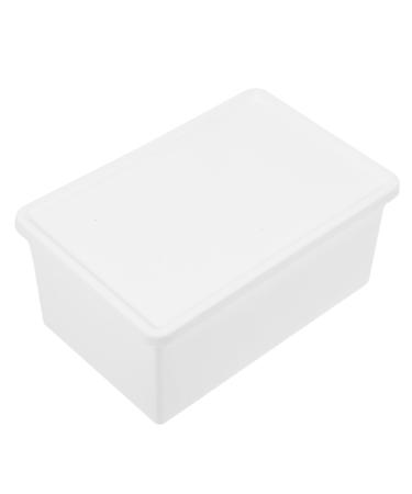 Didiseaon Box Sheet laundry storage box plastic drawers laundry powder bin washing powder Beads 16.8X11X7.5CM White