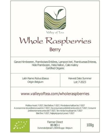 Raspberries Organic Whole Dried Quality - Also Great For Baking - Buy Online on GoSupps.com