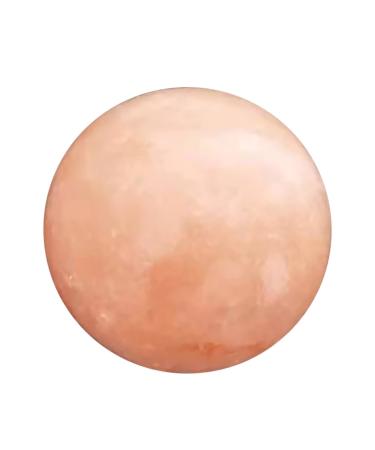 minkissy Savonnette Au Sel De L'himalaya Boule De Massage Cristal Naturel Min raux Exfoliant Pour Spa Hammam Bain Bien- tre Peau S che Orange