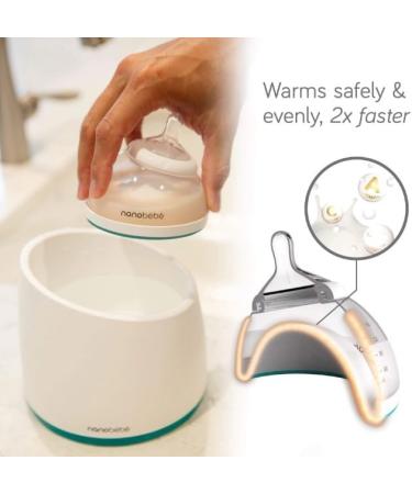 Nanobebe Complete Newborn Baby Bottle Gift Set & Accessories - Breastfeeding Baby Bottles Set (Anti Colic) - Drying Rack Pacifiers Sterilizer Warmer & Breast Pump Adapter - Buy Online on GoSupps.com