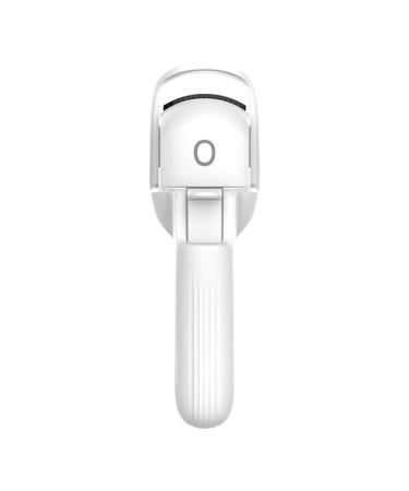 Heated Lash Curler | Portable Electric Lash Curling Tool - Eye Makeup Tool with Rapid Heat-up and Temperature Control Quick Natural Eye Lashes Curling Tool for Women White