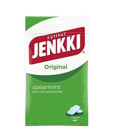 Cloetta Jenkki Xylitol Spearmint Chewing Gum, 1 Pack of 100 g