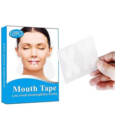 Sleep Tape 120 PCS -Mouth Sleep Strips for Nose Breathing  Nighttime Sleep  Mouth Breathing  and Loud Snoring 05