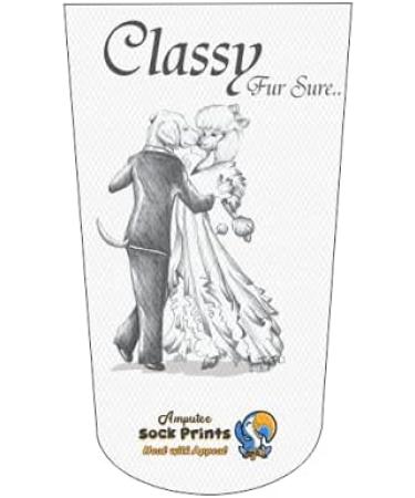 Classy Fur Sure Fancy Poodle 3Ply Amputee Stump Sock - Heal with Appeal - Buy Online on GoSupps.com