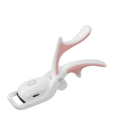Loufy Heated Eyelash Curler USB Rechargeable Heated Eye Lash Curler With Comb 3 Heating Modes White