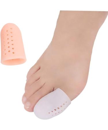 INOOMP High Heel Protectors - 6 Pairs/12pcs Big Toe & Heel Protector Caps - Silicone Gel - White - 4.5X2.1 cm - Buy Online on GoSupps.com