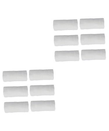 Hemoton 12 Rolls Guaze Hand Stretched First Aid Pressure Stretch Gauze Care Screen Cloth Tape Sprain Elastic White Elasticity