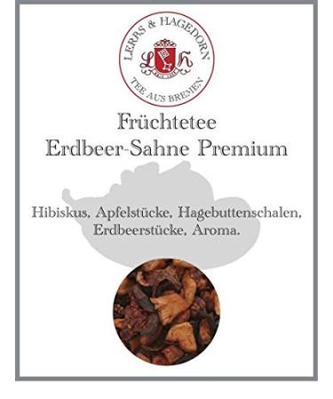 Lerbs & Hagedorn Lerbs & Hagedorn Premium Strawberry Fruit Tea | 1kg (approx 50 litres) Hibiscus Apple Pieces Rosehip & Strawberry Pieces
