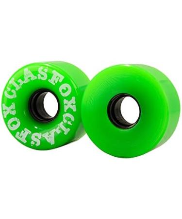 CLAS FOX Quad Roller Skate Wheels 8 Pack - Shinning Green | Bearing Installed | Outdoor and Indoor Use - Buy Online on GoSupps.com