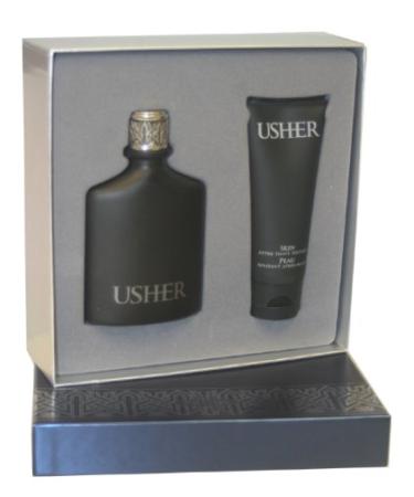 Usher By Usher For Men. Gift Set ( Eau De Toilette Spray 3.4 Oz + Aftershave Soother 3.4 Oz )