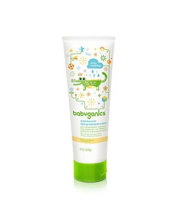BabyGanics - Moisturizing Eczema Care Skin Protectant Cream Bye Bye Dry Fragrance Free - 8 oz. Value Size