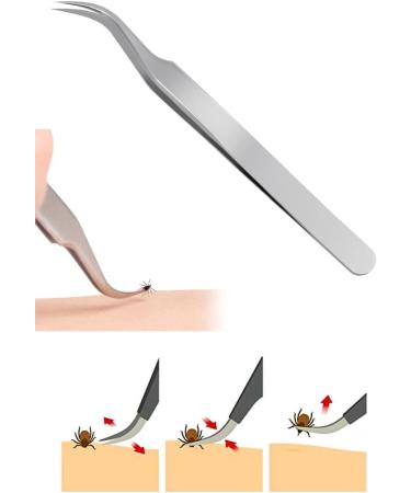 VISCAL 7pcs Tick Remover Tools Tick Remover Card with Magnifying Lens Stainless Steel Tick Tweezers and Tick Hooks Set for Dogs Cats Pets Humans - Buy Online on GoSupps.com