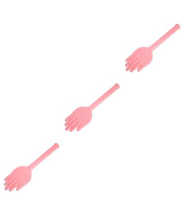 Lurrose 3 pieces massage muscle scooter stick back shoulder trigger point stick handhammer patk cramps wood tools calf roller health hammer handle scrollrad fitness health rosax3stk size 1x3pcs