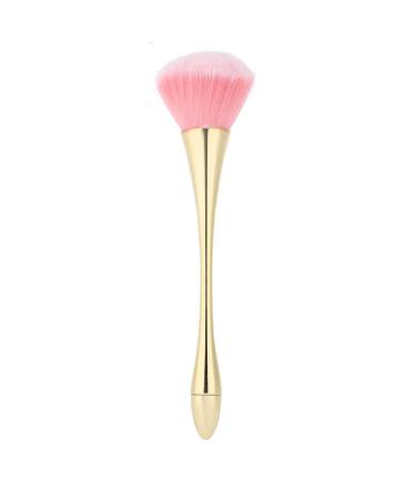 Nail Art Nail Staubbrush-Manicure tool for removing the Salon DIY 1 piece of tools manual cleaning fashion gel accessories material dust pink head rouge brushes (gold) gold-colored - Buy Online on GoSupps.com
